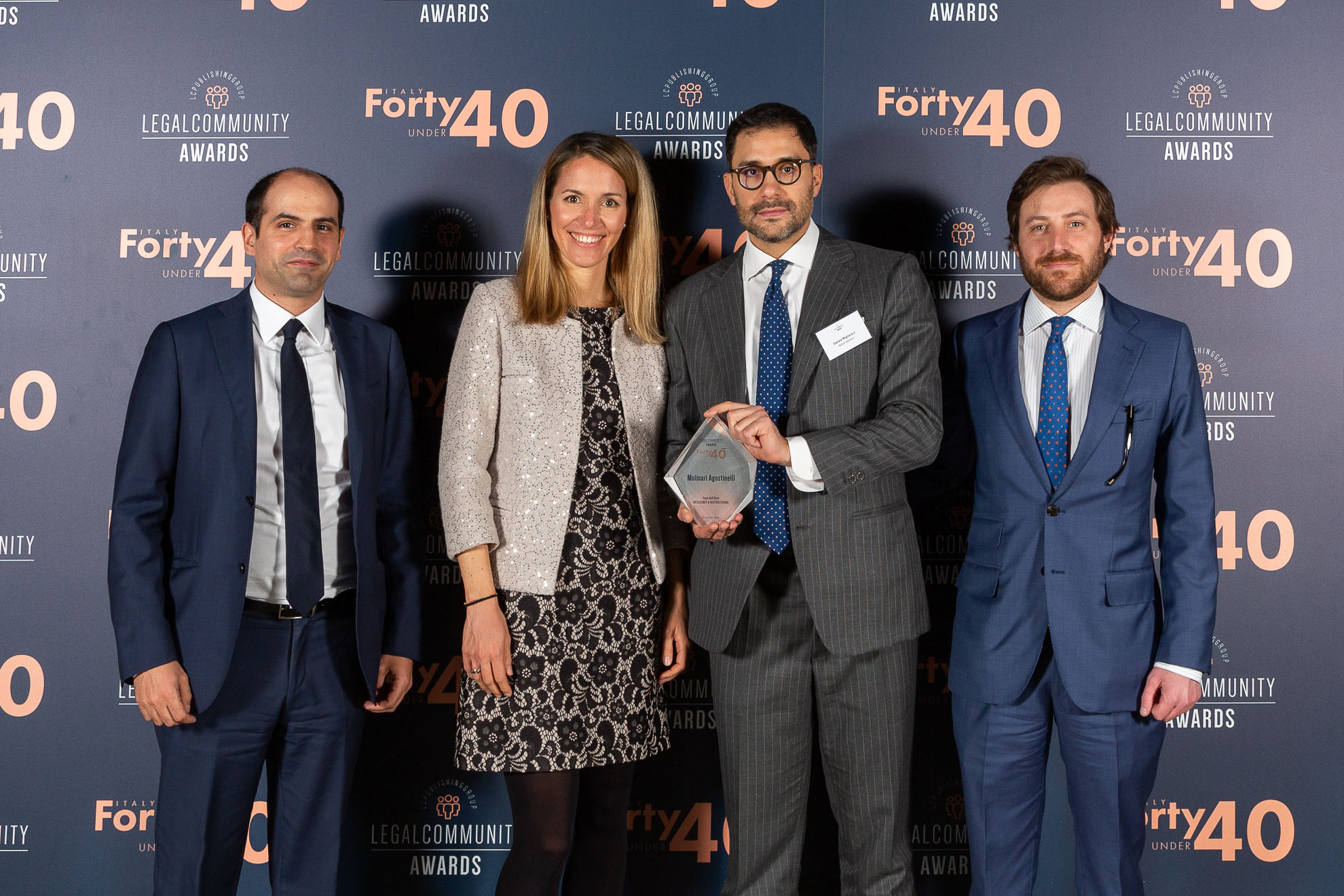 Molinari Agostinelli vince ai Legalcommunity Forty Under 40 Awards 2022